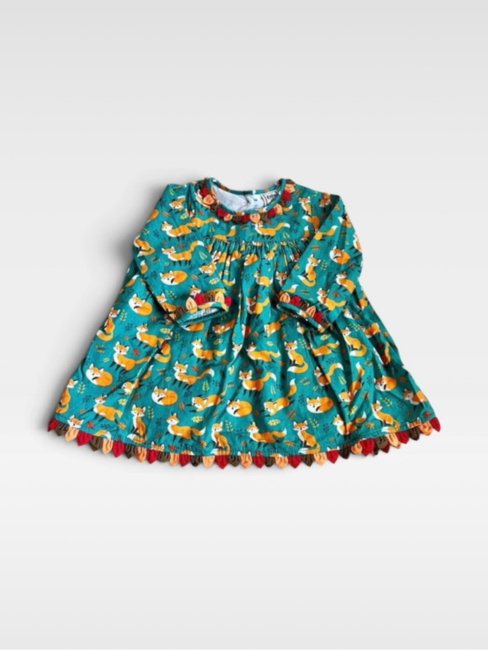 NWOT Cotton Kids Fox Dress
